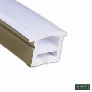 پروفیل سیلیکونی لاینی لبه دار سایز ۱۲*۱۲ رویه ۱۶