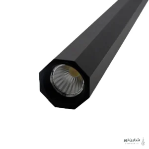 چراغ استوانه ای آویز 8 ضلعی 30 سانتی متری یزدنور